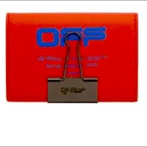 Women's Binder Clip Leather Card Holder